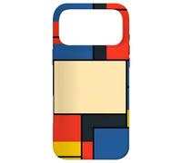 De Stijl Geometric Grid Abstract Modern Layout Case for iPhone 17 Pro Max