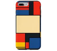 De Stijl Geometric Grid Abstract Modern Layout Case for iPhone 7 Plus/8 Plus