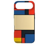 De Stijl Geometric Grid Abstract Modern Layout Case for iPhone Air