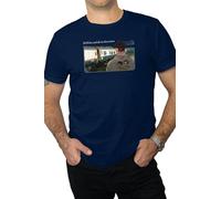 De-Stroy 80s Casuals Football Culture T-Shirt - Football Casuals T-Shirt Sizes Small to 4XL (UK, Alpha, 4XL, Regular, Regular, Navy)