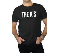 De-Stroy The K's Band Merch T-Shirt with Logo, Size Small to 2XL (UK, Alpha, M, Regular, Regular, Black)