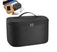 De Transporte Para Kit De Depilación Con - Estuche Calentador De Cer De 20,3 X 15,2 Cm | Organizador De Viaje Portátil Con Divisores Desmontables Para Granos De Y Espátulas | Paquete