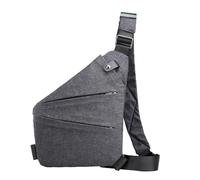 De Viaje Antirrobo | Riñonera Multibolsillos | Para Hombre Y Mujer | Mochila De Seguridad Para Ciclismo, Senderismo Y Jogging | Bolso Ligero De Viaje Urbano Para Exteriores, Gray., Siehe Beschreibung