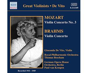 De Vito:Rpo:Beecham - Mozart/ Brahms: Violin Concertos