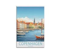De Voyage De Copenhague Posters Canvas Wall Art Posters Living Room Poster Bedroom Painting Unframe-style 08x12inch(20x30cm)