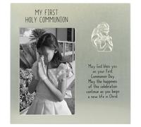 De Walden Girl's 1st Holy Communion Gift, First Communion Photo Frame For a Girl (Not Personalised)