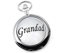 De Walden Groom's Grandad Gift Engraved Pocket Watch Grandad Case in Gift Box MP
