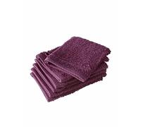De Witte Beet Red lietaer H Collection 6 Pack cotton wash gloves 15 x 21 cm