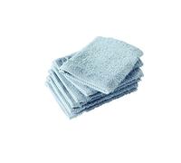 De Witte Lietaer H Collection 6 Pack cotton wash gloves 15 x 21 cm turquoise