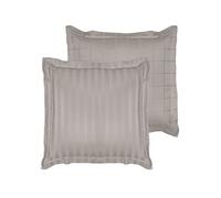 De Witte Lietaer Pillow case, combed cotton, Taupe Atmosphere, Individual