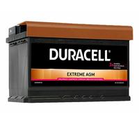 096AGM Car Battery 12V 70Ah 760CCA Duracell Extreme Start/Stop - 3 Year Warranty