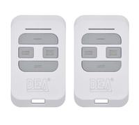 DEA GTX4M fully replaces GTI4M HCS rolling-code & Dip-Switch & D.A.R.T. 3-in-1 Remote control 433.92MHz. Can clone fixed code only. 100% Genuine (Pack of two)