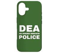 DEA Police Agent Uniform BACK PRINT White Text On Duty Gear Case for iPhone 17