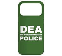 DEA Police Agent Uniform BACK PRINT White Text On Duty Gear Case for iPhone 17 Pro Max