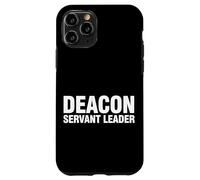 Deacon Servant Leader Modern Christian Ministry Bold Graphic Case for iPhone 11 Pro