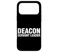 Deacon Servant Leader Modern Christian Ministry Bold Graphic Case for iPhone 17 Pro Max