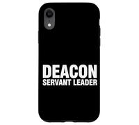 Deacon Servant Leader Modern Christian Ministry Bold Graphic Case for iPhone XR
