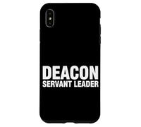 Deacon Servant Leader Modern Christian Ministry Bold Graphic Case for iPhone XS Max