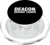 Deacon Servant Leader Modern Christian Ministry Bold Graphic PopSockets PopGrip for MagSafe