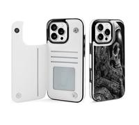 Dead Astronaut Phone Case Compatible with iPhone 16/16 Plus/16 Pro/16 Pro Max/ 16 E/16 SE4 Flip Protective Cover with Card Holder