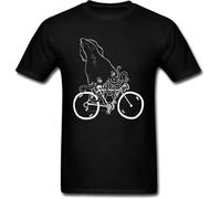 Dead Beat Men T-Shirts O Topus Squid Cycle Biker Funny Fashion Tops Shirt Black(X-Large)