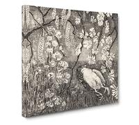 Dead Bird by Theo van Hoytema Canvas Print | Gallery Wrapped 30mm Frame Wall Art | 14x14 inches | Ready to Hang | Classic Animals Picture | Living Room Bedroom Lounge Office