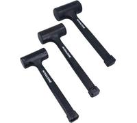 Dead Blow Hammers 3Pc Rubber Hammer Set 1Lb 2Lb 3Lb Set Hm002 New