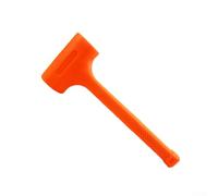 Dead Blow Rubber Hammer with Steel Shots for Enhanced, Non-Sparking and Non-Rebound Design, Anti-Slip Grip Handle for Woodworking, Floor Tile(0.5 lb)