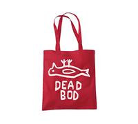 Dead BOD Tote Bag - red One Size