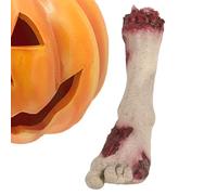 Dead Body Halloween Prop, Realistic Severed Hand Feet Haunted House Decor, Halloween Scary Props Bloody Dead Body Parts for Horror Themed Parties Escape Rooms Film Television Photography