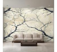 Dead Branches Wallpaper, Old Dead Tree Wall Mural for Living Room, Non-Woven Wall Paper for Bedroom 400X280cm, Photo Wallpaper Home Decor EL&D50