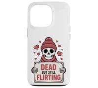 Dead But Still Flirting Funny Gothic Valentine Case for iPhone 13 Pro