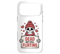 Dead But Still Flirting Funny Gothic Valentine Case for iPhone 17 Pro Max