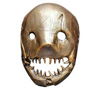 Dead by Daylight Clip Butcher Mask Halloween Props Movie and Television Character Mask Ball Party Party Adult Collection Mask (Bronze)