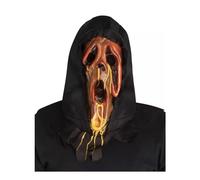 Dead By Daylight Scorched Ghost Face Scream Flames Mask with Hood for Adults