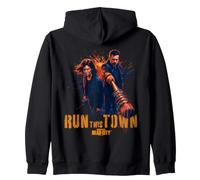 Dead City Maggie Negan Run This Town Zip Hoodie