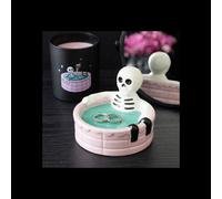 Dead Cool Chilled Skeleton Trinket Dish With Pink Pool