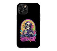 Dead Cool Grim Reaper Skeleton Summerween Beach Cocktail Case for iPhone 11 Pro