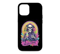 Dead Cool Grim Reaper Skeleton Summerween Beach Cocktail Case for iPhone 12/12 Pro