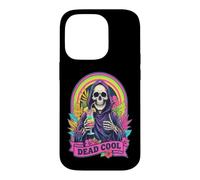 Dead Cool Grim Reaper Skeleton Summerween Beach Cocktail Case for iPhone 14 Pro