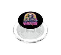 Dead Cool Grim Reaper Skeleton Summerween Beach Cocktail PopSockets PopGrip for MagSafe