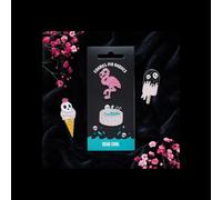 Dead Cool Skeleton And Flamingo Enamel Pin Badges Set