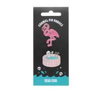 Dead Cool Skeleton and Flamingo Enamel Pin Badges | Unique Accessories