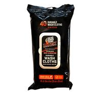 DEAD DOWN WIND Black Premium Unscented Wash Cloths - 40 Count