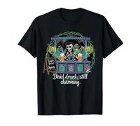 Dead Drunk Still Charming Halloween Bar Humor T-Shirt