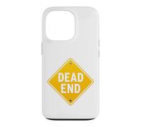 Dead End Road Sign Funny Traffic Warning Vintage Graphic Tee Case for iPhone 13 Pro