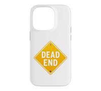 Dead End Road Sign Funny Traffic Warning Vintage Graphic Tee Case for iPhone 14 Pro