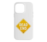 Dead End Road Sign Funny Traffic Warning Vintage Graphic Tee Case for iPhone 14 Pro Max