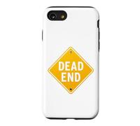 Dead End Road Sign Funny Traffic Warning Vintage Graphic Tee Case for iPhone SE (2020) / 7/8