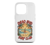 Dead End Surf Club Skeleton Surfer Beach Summerween Case for iPhone 13 Pro